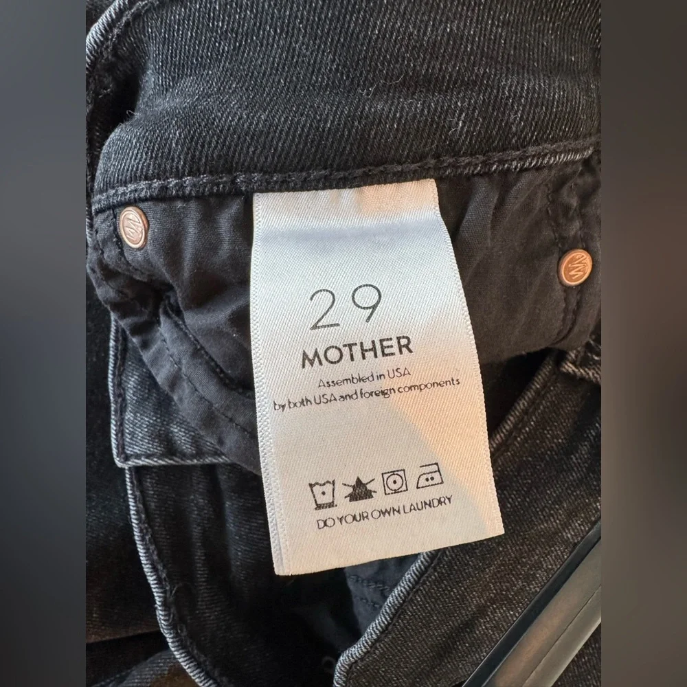 MOTHER Black Lace Detail Jeans - Picture 13 of 13